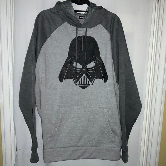 Star Wars Darth Vader Gray Hoodie Size XXL